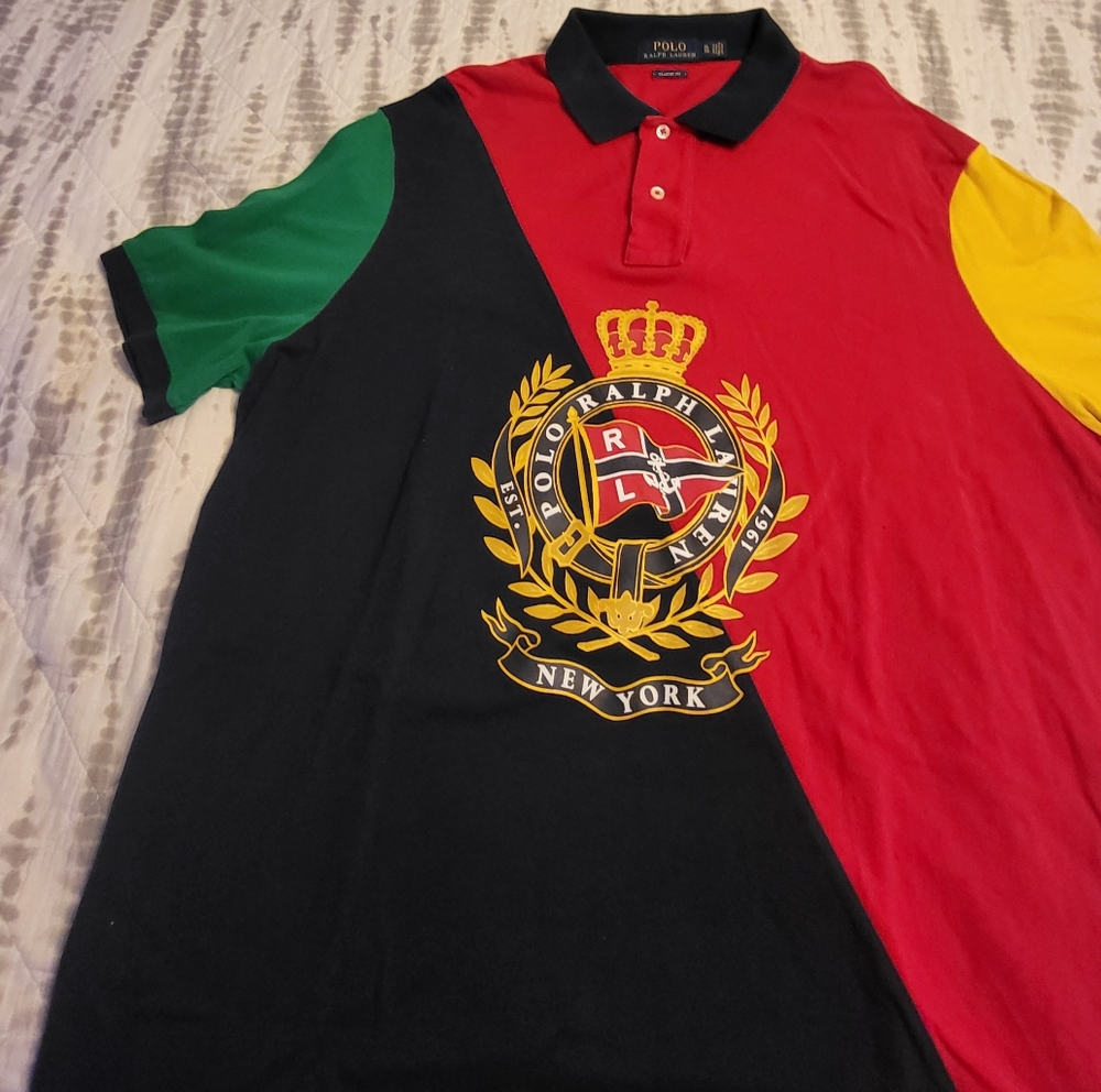 Ralph Lauren Polo Shirt - Red, Green, Yellow, Blue